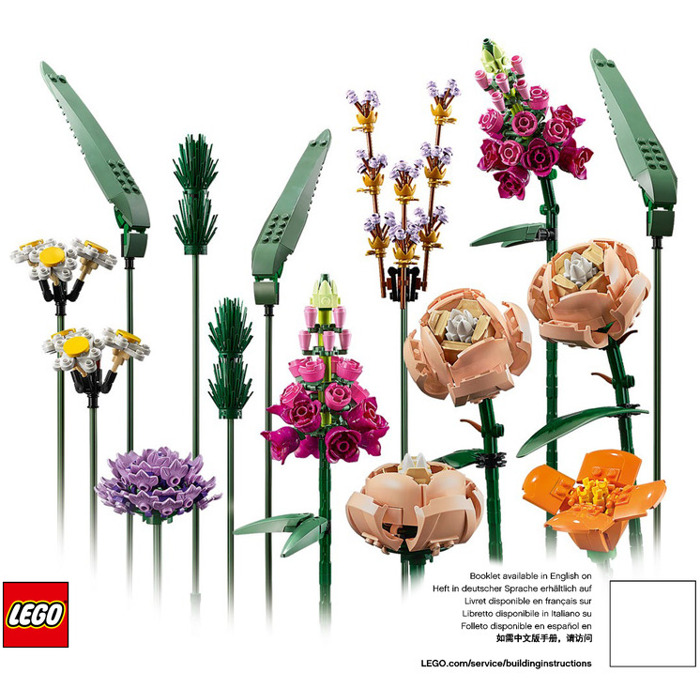 LEGO Fleur Bouquet 10280 Instructions