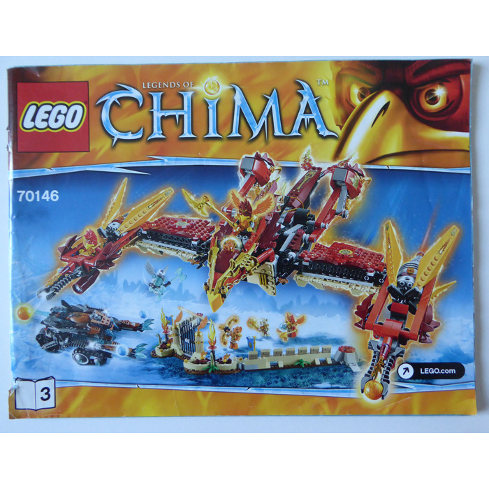 Alle slags frustrerende Cataract LEGO Flying Phoenix Fire Temple Set 70146 Instructions | Brick Owl - LEGO  Marketplace