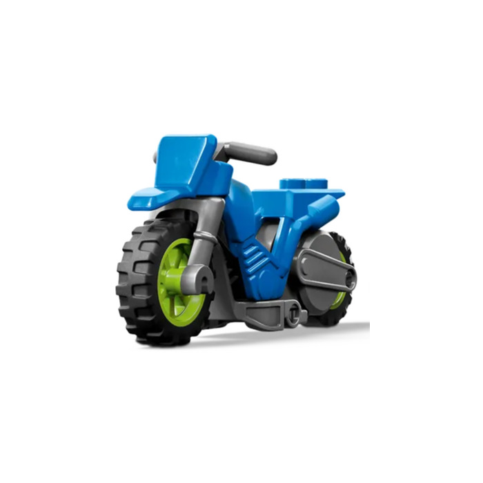 LEGO Flywheel Dirt Bike with Lime Rear Wheel Inventory Brick Owl