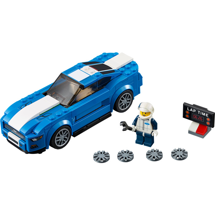 Precut Custom Replacement Stickers for Lego Set 75871 Ford Mustang GT 2016