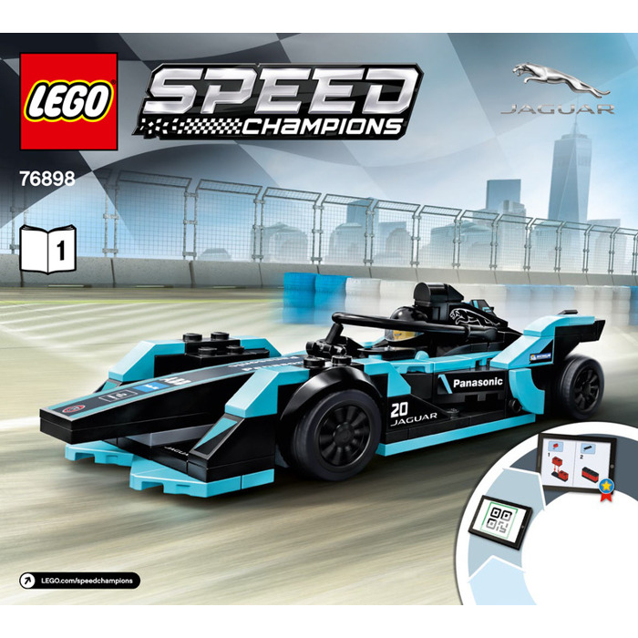 LEGO Formula E Panasonic Jaguar Racing GEN2 Car & Jaguar I-PACE eTROPHY