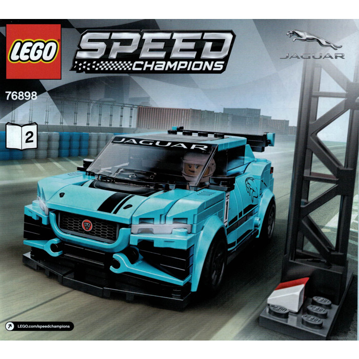 LEGO Speed Champions 76898 Formula E Panasonic Jaguar Racing GEN2 car &  Jaguar I-PACE eTROPHY