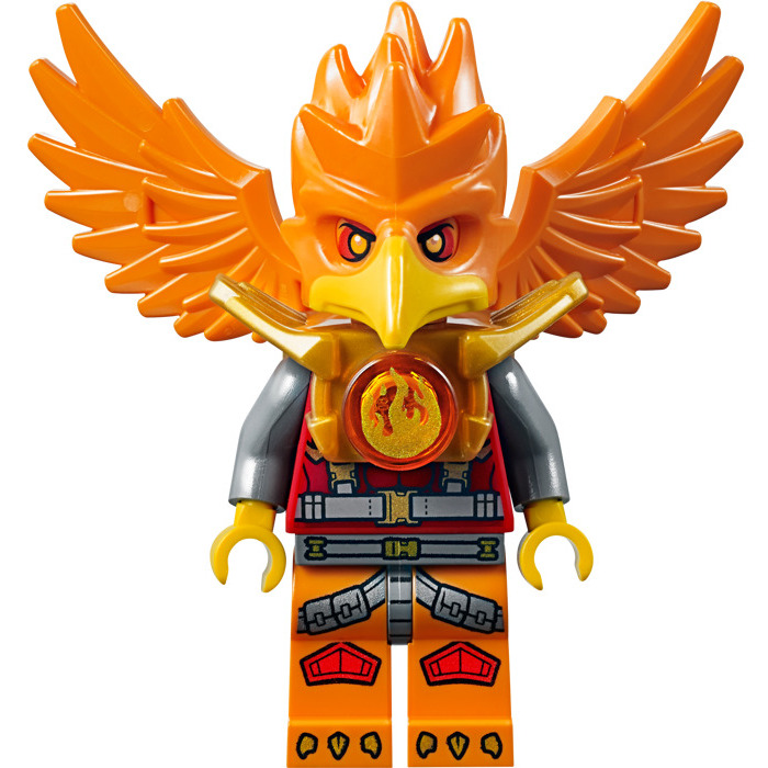 Lego 2 Stück Flügel in orange 11100 Federn gefedert Firox Flinx Foltrax Frax Neu 