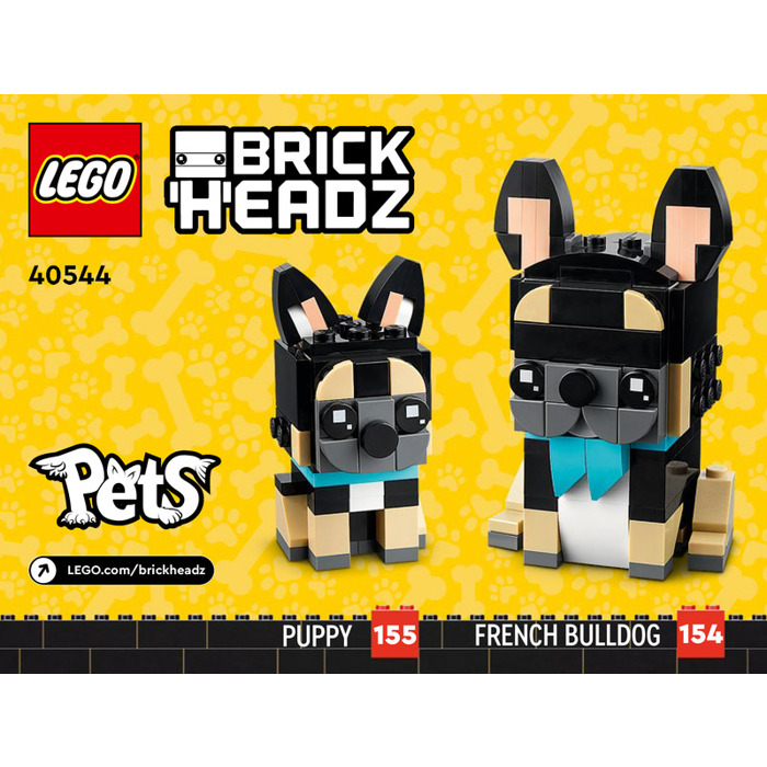 LEGO French Bulldog Set 40544 Instructions