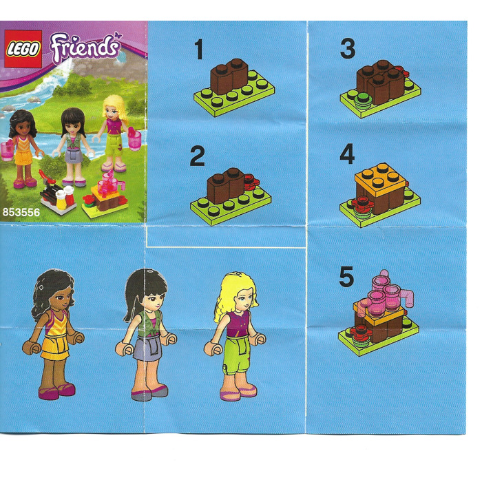 LEGO Friends Mini-Doll Campsite Set Instructions | Brick Owl - LEGO Marketplace