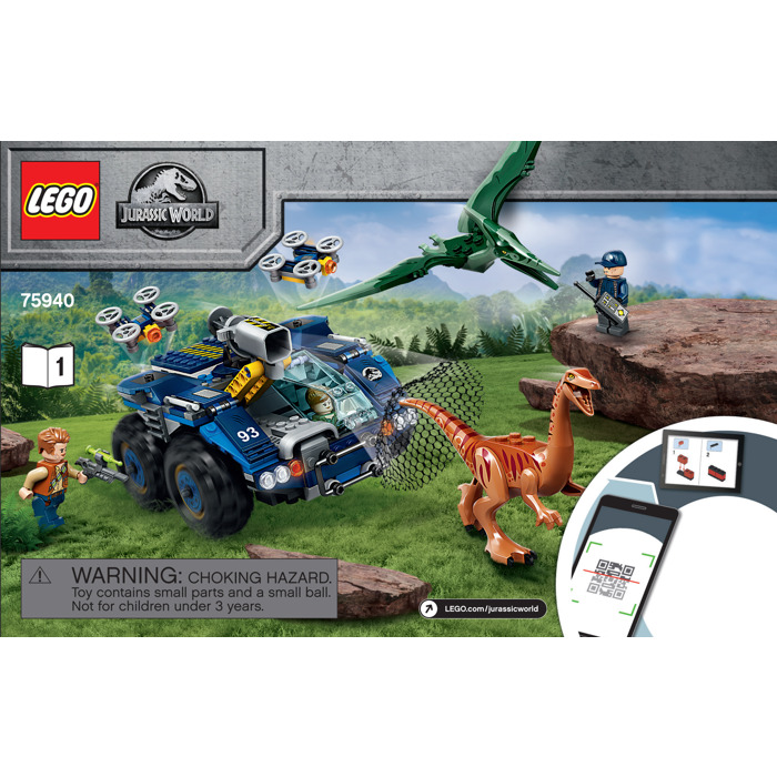 LEGO Gallimimus and Pteranodon Breakout Set 75940 Instructions | Brick Owl - LEGO Marketplace