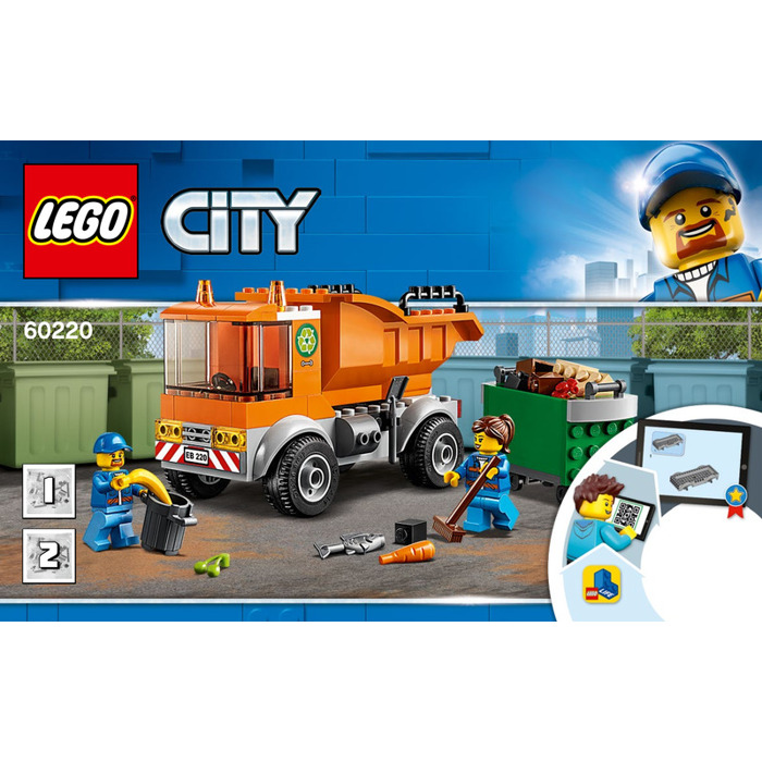 dump stress Forgænger LEGO Garbage Truck Set 60220 Instructions | Brick Owl - LEGO Marketplace