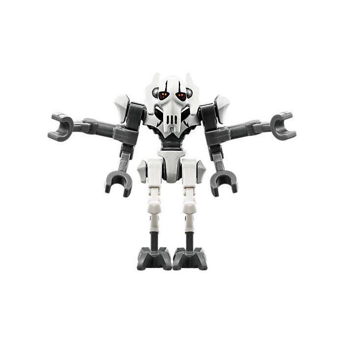 LEGO General Grievous with Stone Gray and White Pattern Minifigure | Brick - LEGO Marketplace