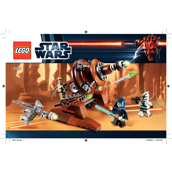 Lego Star Wars 9491 Geonosian Cannon New nuevo & OVP 
