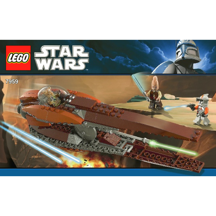 LEGO Geonosian Starfighter Set 7959 Instructions | Owl - LEGO Marketplace