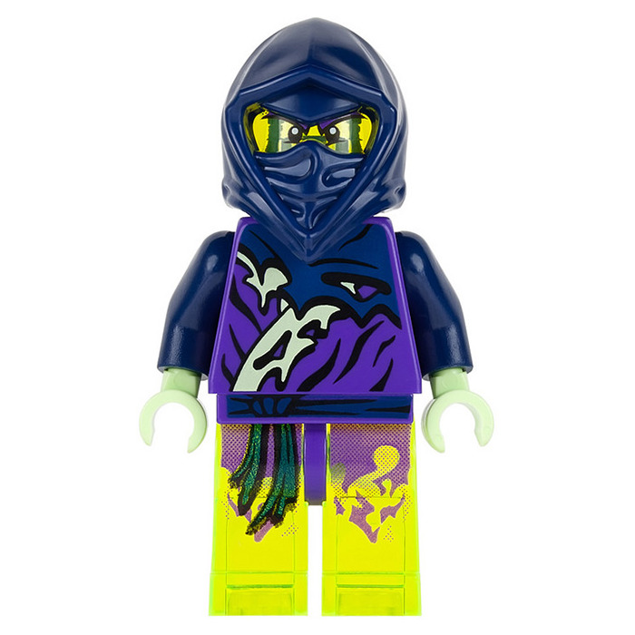 tr neon green 1 LEGO Minifigure Ghost wings with Cutouts