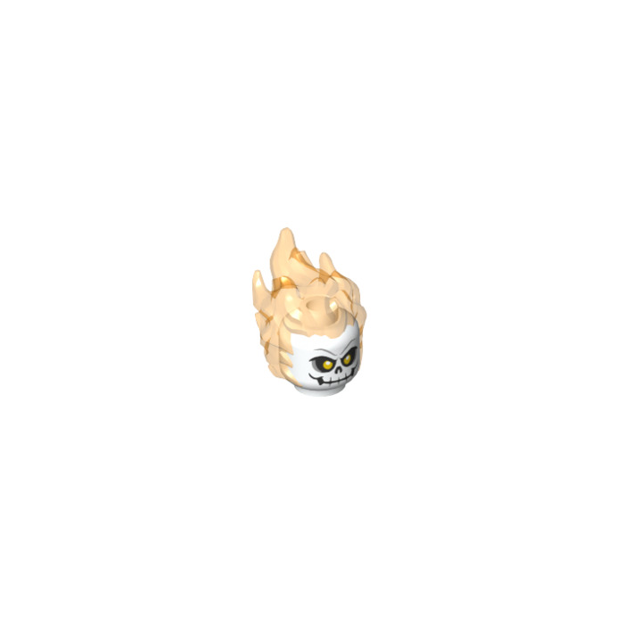 LEGO Ghost Rider Head with Yellow Eyes (26685 / 33996)