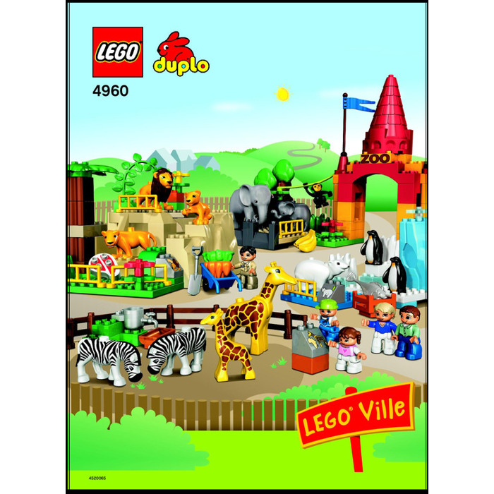 Pålidelig Tilføj til Tilbagetrækning LEGO Giant Zoo Set 4960 Instructions | Brick Owl - LEGO Marketplace