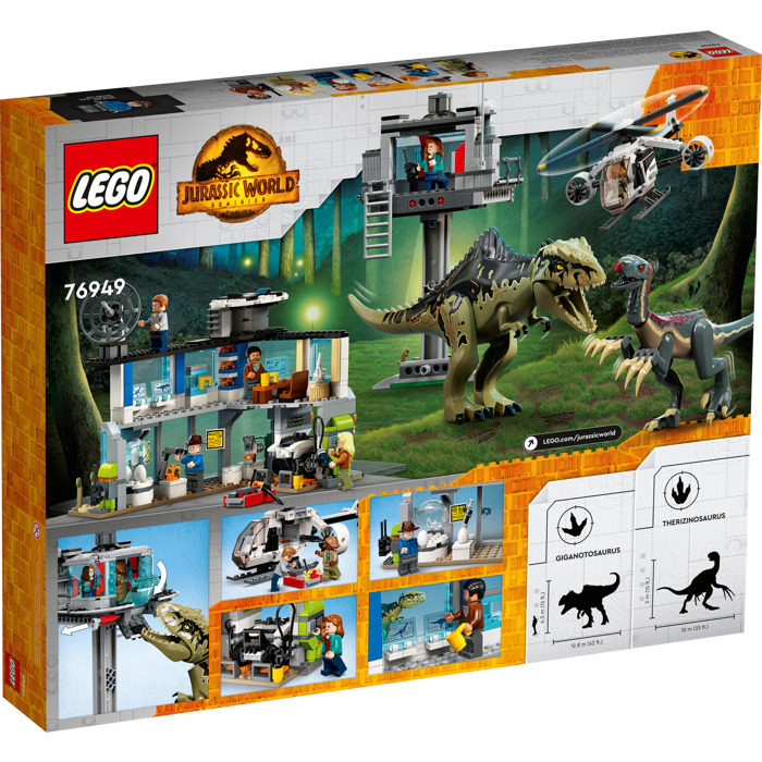 LEGO Giganotosaurus & Therizinosaurus Attack Set    Brick Owl
