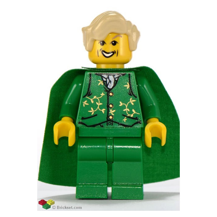 LEGO Gilderoy Lockhart in Green Cape minifigure inventaris | Brick Owl ...