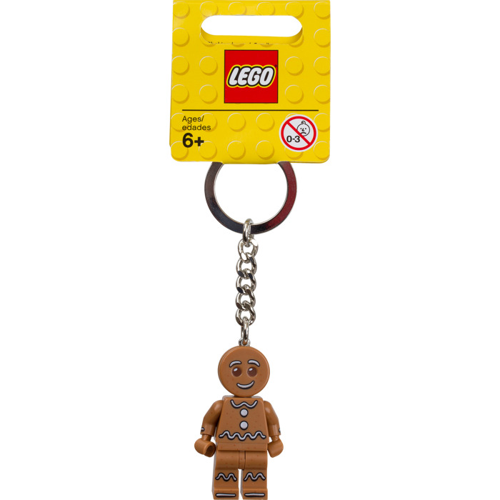 Lego KeyChain 851394 Gingerbread Man New 
