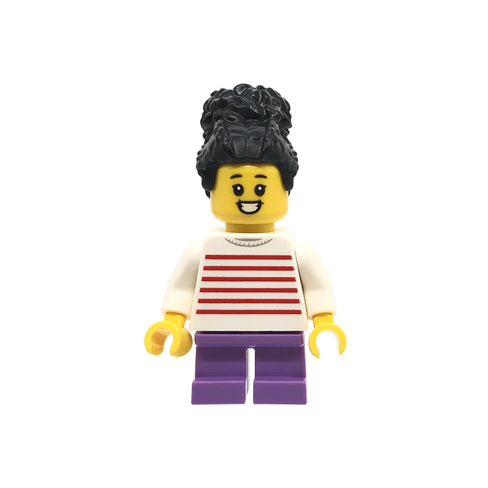 ☀ Nuevo Lego Minifig cabeza Girl Red Hembra Labio sonrisa policía/agents/amiga princesa 