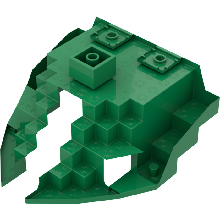 LEGO Verde Bote Arco 12 x 12 x 5 & 1/3 Hull Inside (6051) | Brick Owl ...