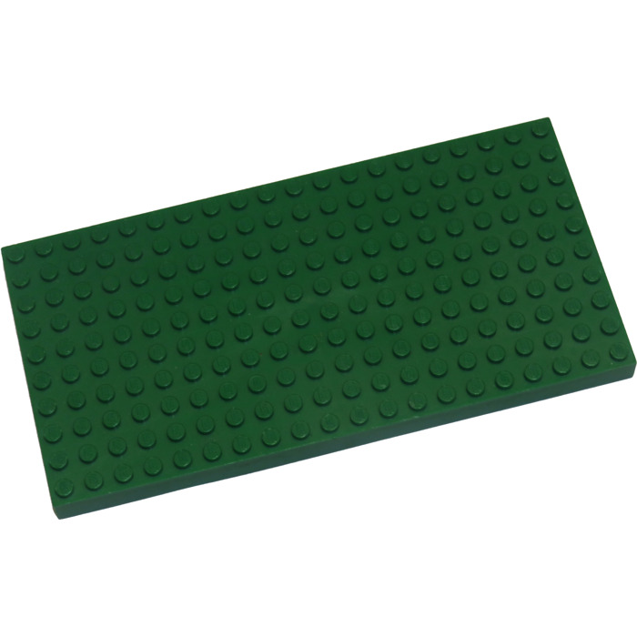 2 x Lego Plaque de base Panneau de construction épais 10 x 20 Rivets Vert-Part No 700 