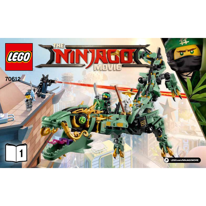 green lego ninjago dragon