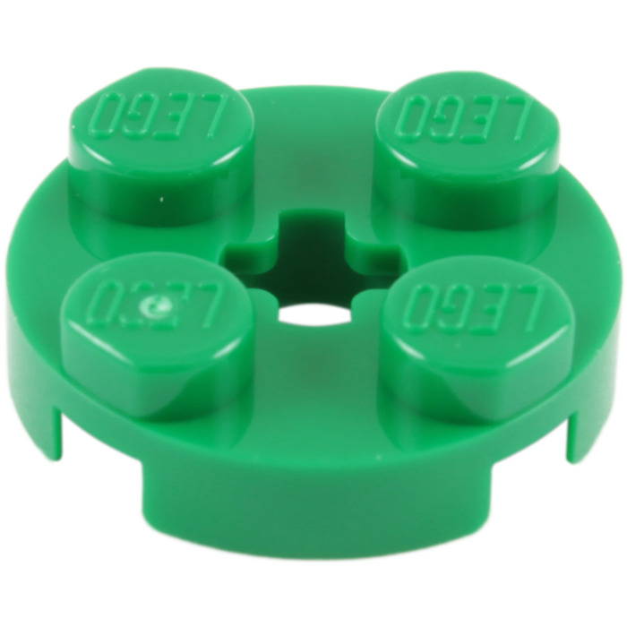 Pack of 10 Plate Round 2x2 with Axle 4032 GREEN LEGO Parts NEW 