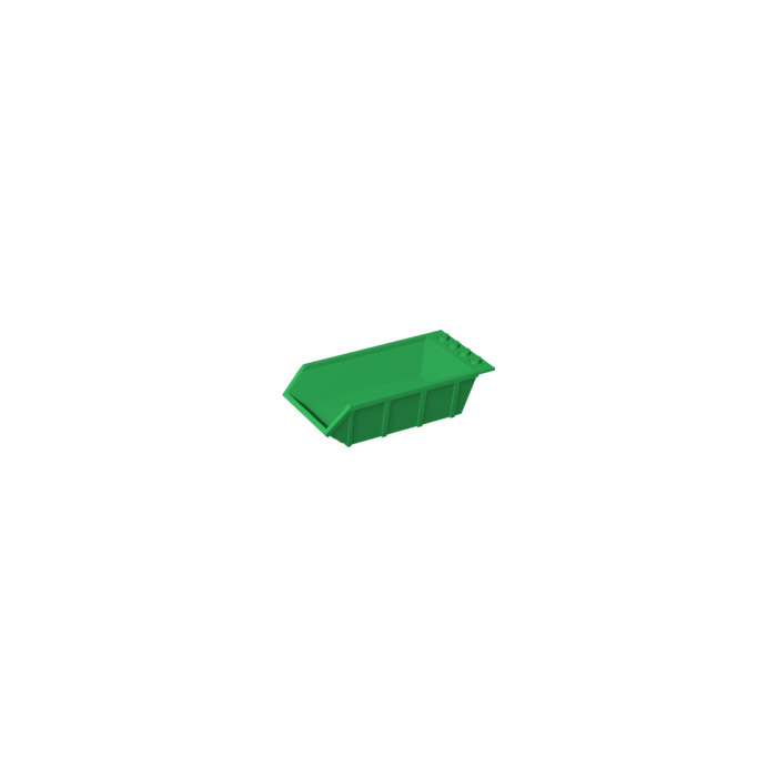 Lego Green Tipper Bucket 4 X 6 With Solid Studs (15455) 