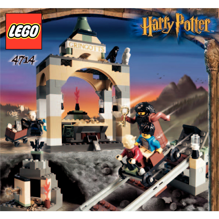 Lego Harry Potter 4714 INSTRUCTION MANUAL ONLY Gringotts Bank