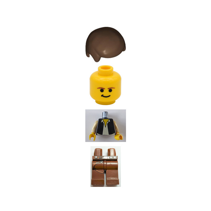 LEGO Han Solo with Brown Legs with Holster Minifigure | Brick Owl ...