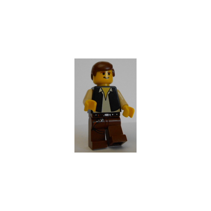 LEGO Han Solo with Brown Legs with Holster Minifigure | Brick Owl ...