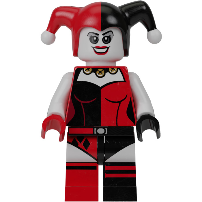 LEGO Harley Quinn - White Arms Minifigure | Brick Owl - LEGO Marketplace