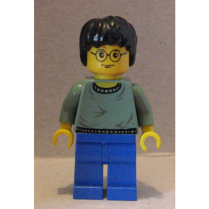 Tousled 40233 Lego Set/3 Hulk Harry Potter Black Gray Minifig Hair Short 
