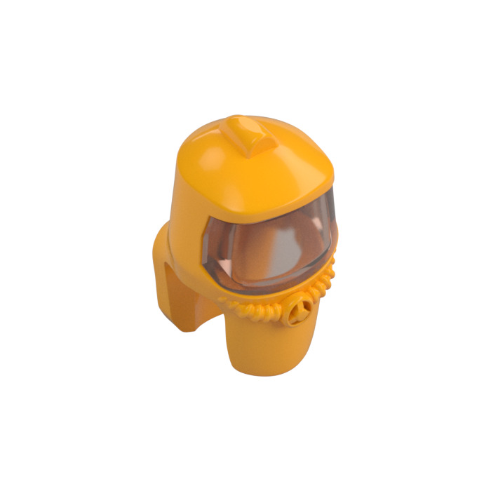 LEGO Hazmat Suit Hood with Transparent Brown Visor (35901) | Brick Owl