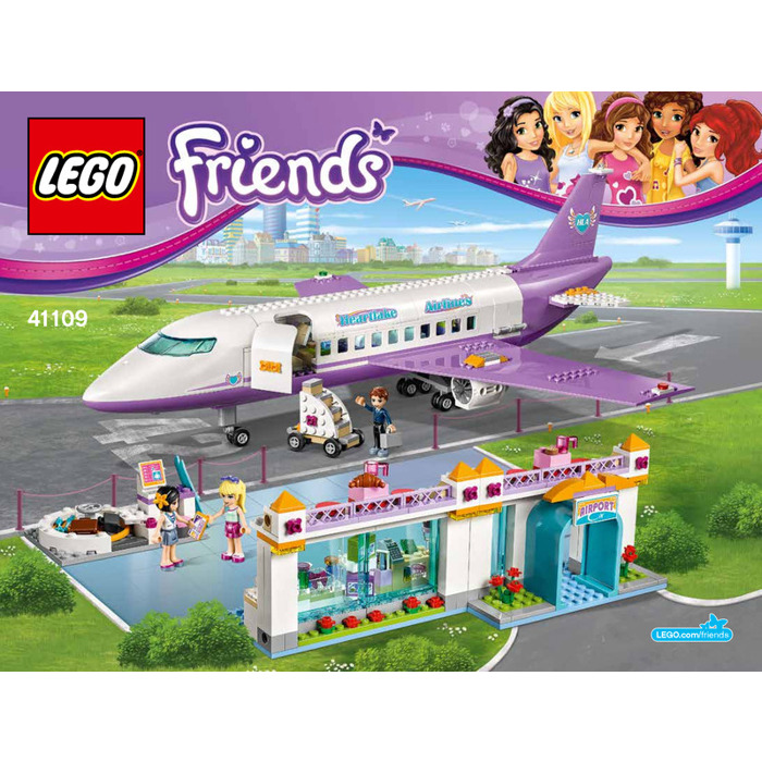 lego friends airplane instructions 41109