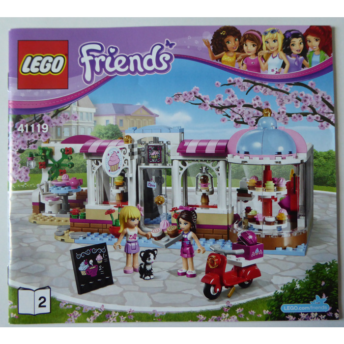 Lego Friends 41119 Heartlake Cupcake Cafe instruction manual BOOKS ONLY new 