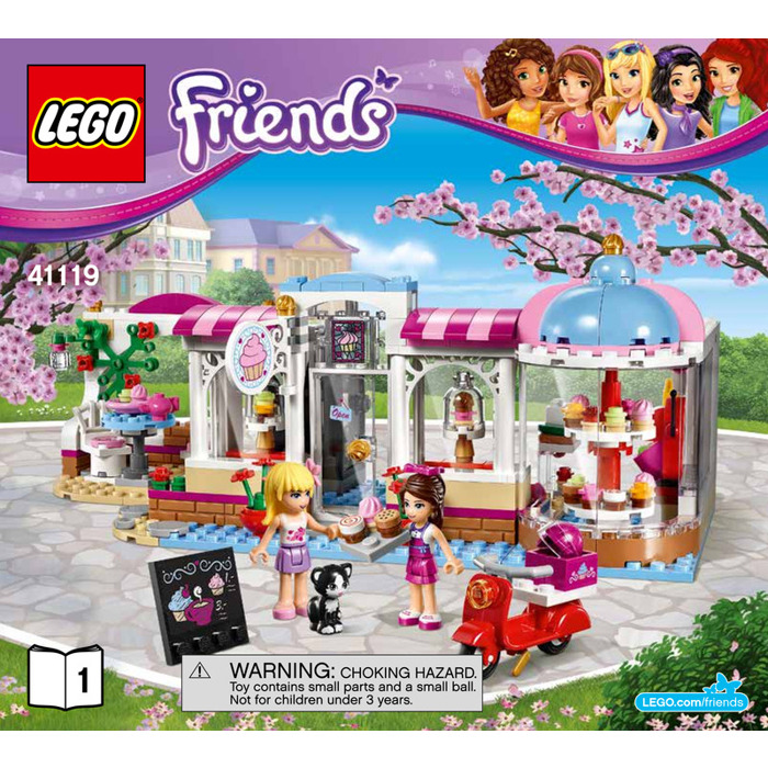 LEGO Heartlake Cupcake Cafe Set 41119 Instructions Set | Brick Owl ...