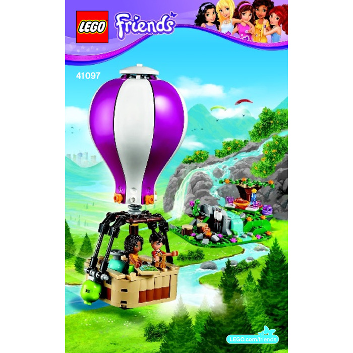 Heartlake Hot Air Balloon 41097 Instructions | Brick Owl - LEGO Marketplace