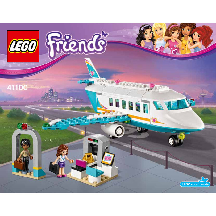 lego friends heartlake airplane