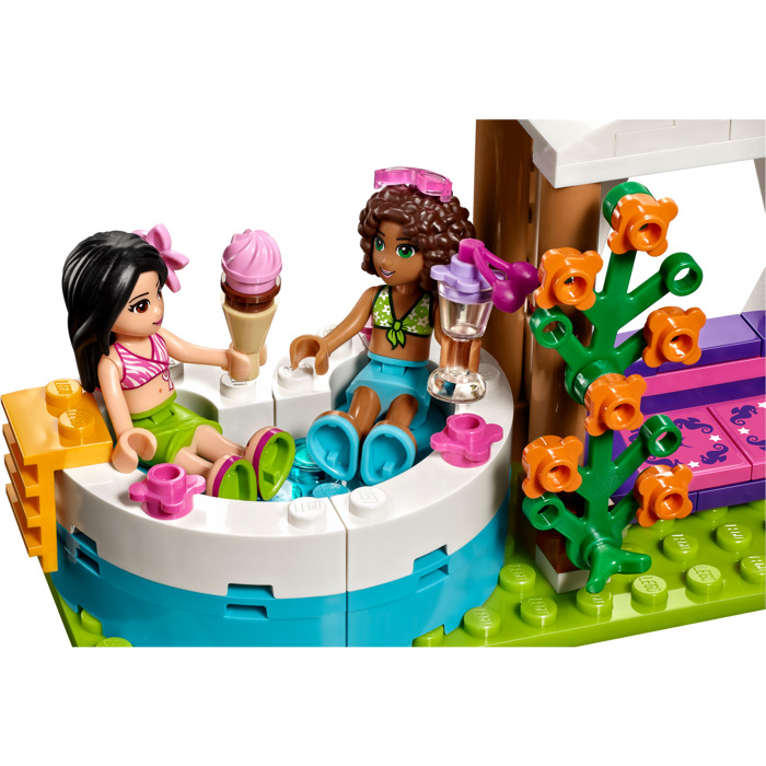  LEGO Friends Heartlake Summer Pool 41313 (Discontinued by  Manufacturer) : Toys & Games