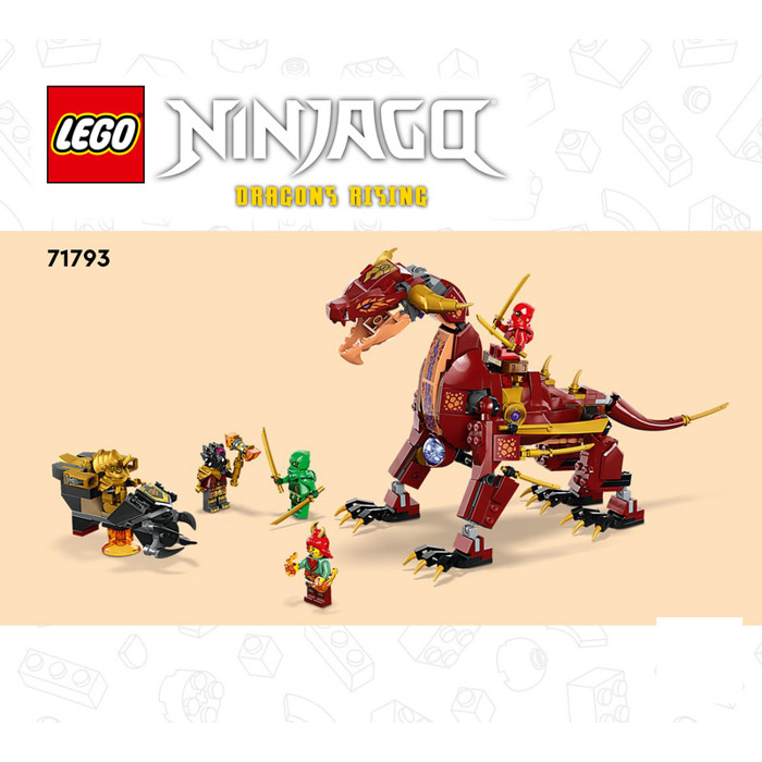LEGO Ninjago 71793 Heatwave Transforming Lava Dragon