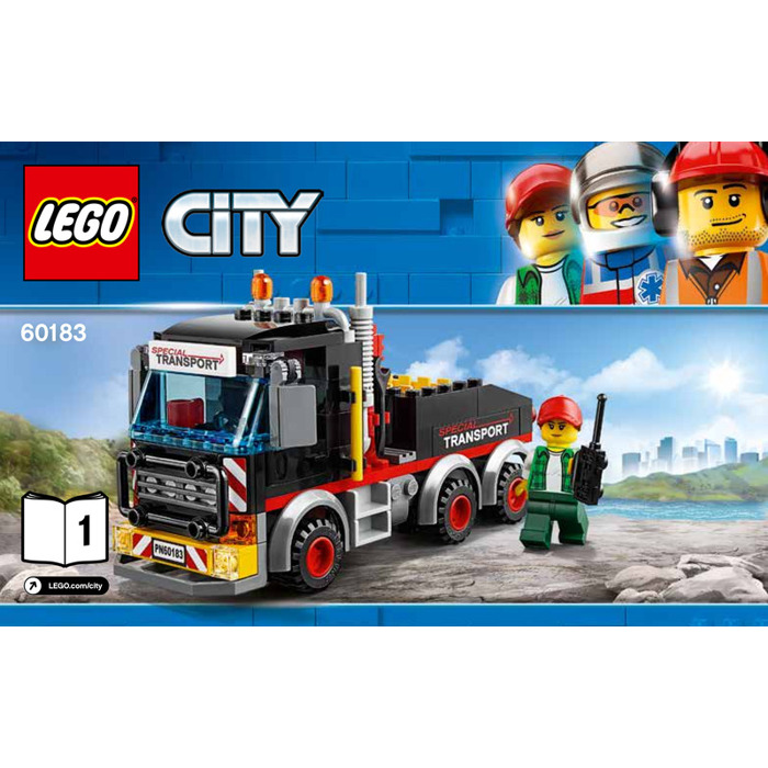 lego city heavy cargo transport 60183
