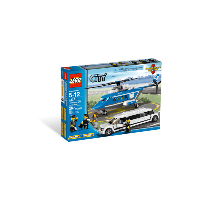 LEGO Helicopter and Limousine Set 3222 Packaging | Brick Owl - LEGO
