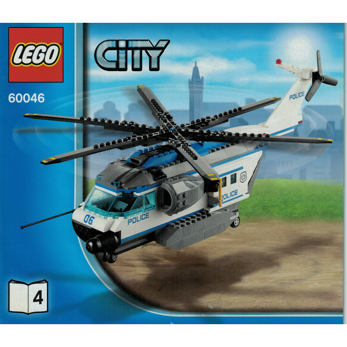 LEGO Helicopter Surveillance Set 60046 Instructions Set | Brick Owl ...