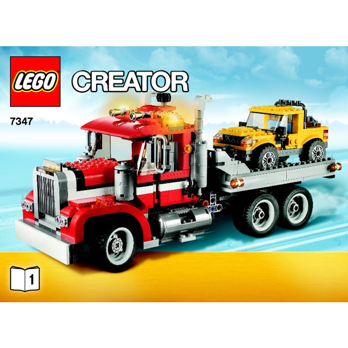 Lego Highway Pickup Rollback kit 7347 assembled