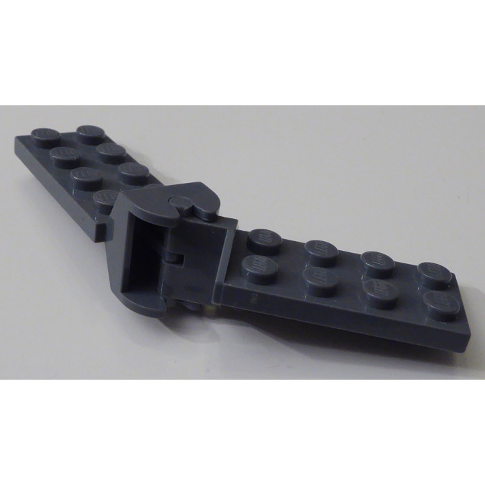 1 x lego 3640c01 hinge plate 2 x 4 with articulated joint-blue 