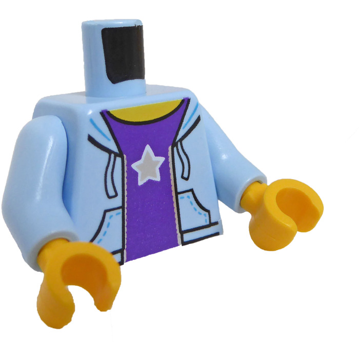 LEGO Hoodie Torso with Dark Purple Shirt with Star (76382) | Brick Owl -  LEGO Marketplace