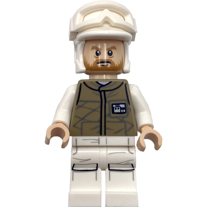 F7 # Lego Figur Minifig Star Wars 973pb0623 HOTH REBEL Stubble 75014 