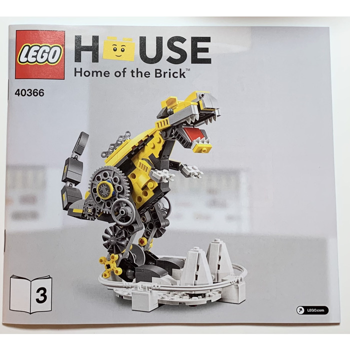 frisør vedlægge pølse LEGO House Dinosaurs Set 40366 Instructions | Brick Owl - LEGO Marketplace