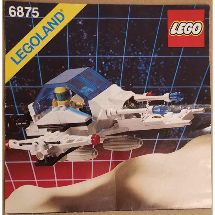 Lego Vintage Futuron Space Hovercraft Instructions For Set 6875-1 