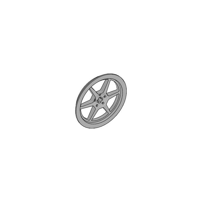 LEGO Hub Cap with 6 Spokes and Axle Hole (6607) | Brick Owl