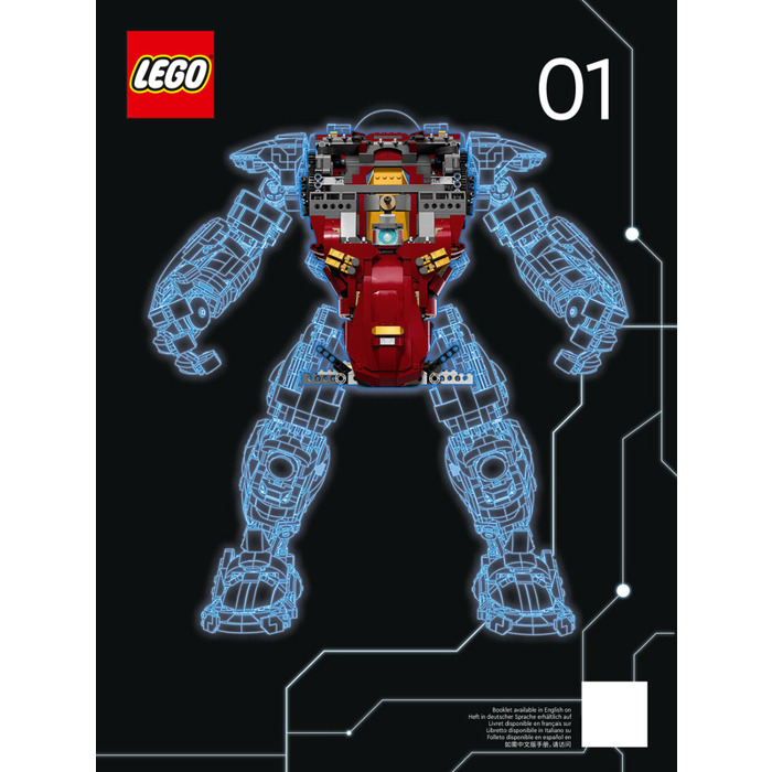Latter Array Far LEGO Hulkbuster Set 76210 Instructions | Brick Owl - LEGO Marketplace